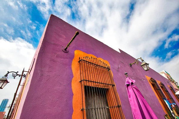 Monterrey Edifícios Históricos Centro Cidade Velha Barrio Antiguo Uma Estação — Fotografia de Stock
