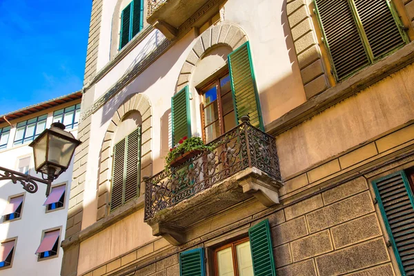 Florence Streets Landmark Bridge Ponte Vecchio — Stock Photo, Image