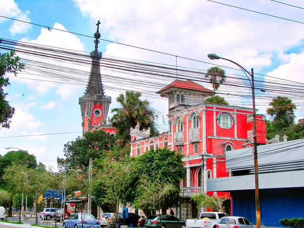 Guatemala City Guatemala Januar 2017 Straßen Guatemala City Der Innenstadt — Stockfoto