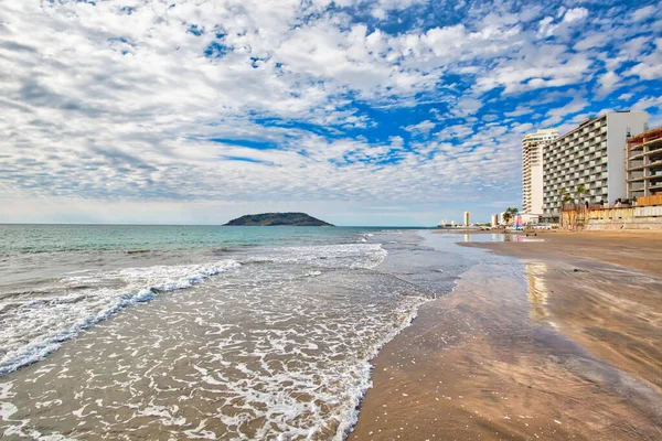 Mazatlan Altın Bölgesi Zona Dorada Ünlü Turistik Plaj Tatil Beldesi — Stok fotoğraf