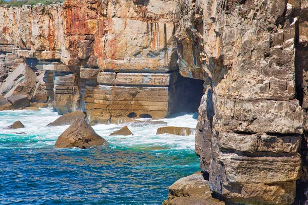 Scenic Mouth Hell Boca Inferno Gorge Cascais Portugal — стокове фото