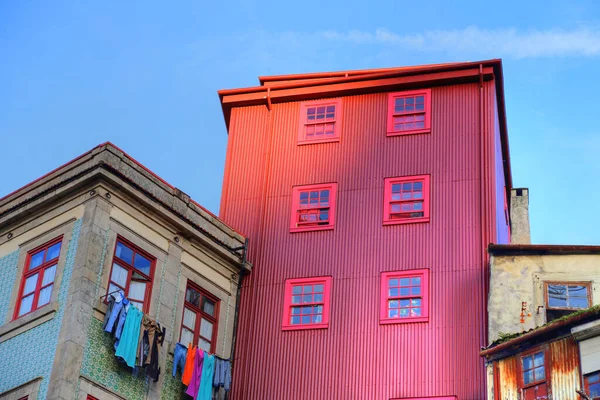 Ruas Porto Bonitas Coloridas — Fotografia de Stock