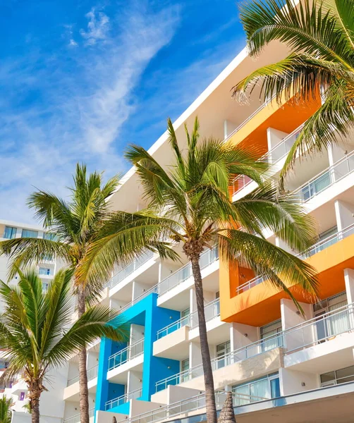 Mazatlán Zona Dorada Famosa Playa Turística Zona Turística — Foto de Stock