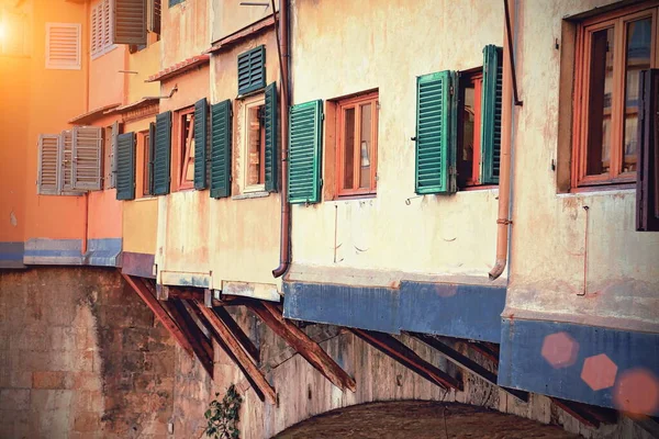 ヴェッキオ橋 フィレンツェ イタリア — ストック写真