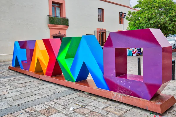 Oaxaca Mexique Décembre 2018 Rues Pittoresques Vieille Ville Bâtiments Coloniaux — Photo