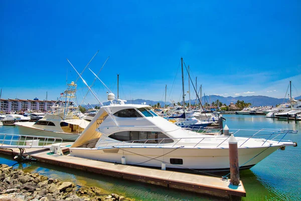 Marina Obszar Klubu Jachtowego Puerto Vallarta — Zdjęcie stockowe