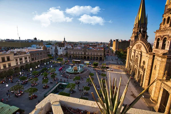 Guadalajara Jalisc México Abril 2018 Catedral Asunción Nuestra Señora Ubicada —  Fotos de Stock