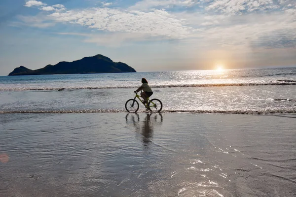 Mazatlan Arany Zóna Zona Dorada Híres Turisztikai Strand Üdülőövezet Mexikóban — Stock Fotó