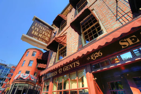Boston Usa Octubre 2017 Famosos Pubs Boston Harbor South Market — Foto de Stock