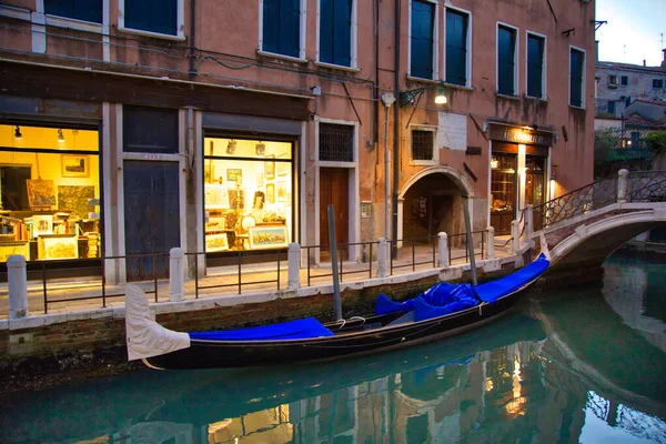 Venice Italy October 2017 Scenic Colorful Venice Streets Landmark Rialto — Stock Photo, Image