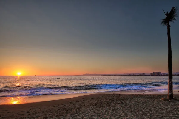 Puerto Vallarta Stranden Schilderachtig Uitzicht Oceaan — Stockfoto