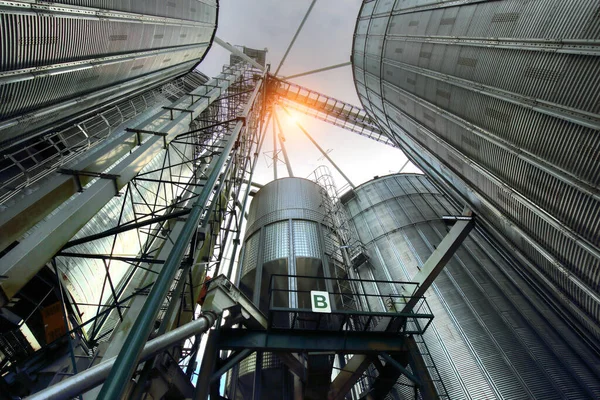 Silos Agrícolas Ontario Canadá — Foto de Stock