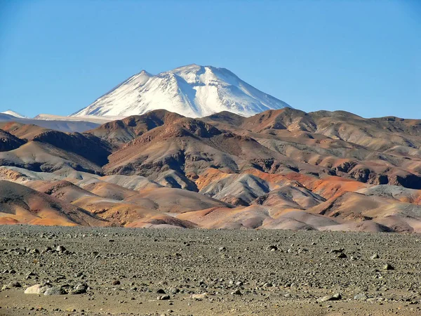 Landschappelijke Uitzichten Rond Miscanti Lake Miniques Lagoon Chili — Stockfoto