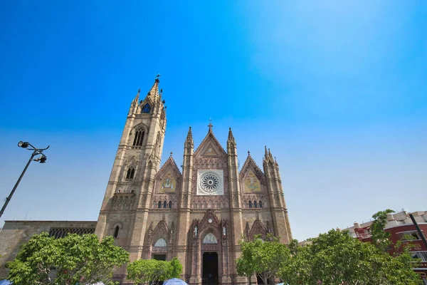 Famoso Santísimo Templo Guadalajara Templo Expiatorio Del Santisimo Sacramento —  Fotos de Stock