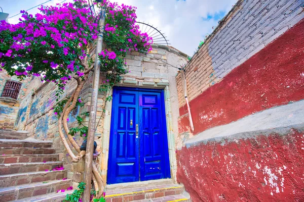 Rues Pavées Pittoresques Architecture Coloniale Colorée Traditionnelle Dans Centre Historique — Photo