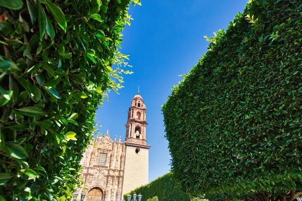 Entrada Del Templo San Francisco Centro Histórico Ciudad San Miguel — Foto de Stock