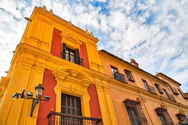 Malaga Vecchie Strade Panoramiche Del Centro Storico — Foto Stock