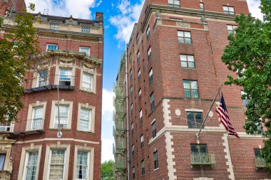 Özgürlük Patikası boyunca Boston 'daki tarihi binalar