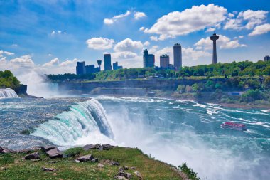 Buffalo, ABD-20 Temmuz 2018: Niagara Şelalesi, ABD