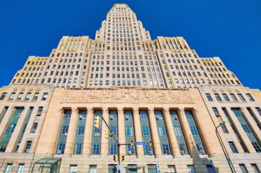 Buffalo, ABD-20 Temmuz 2019: Buffalo Belediye Binası, ABD 'nin en büyük ve en yüksek belediye binalarından biri olan belediye binası.