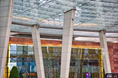 Las Vegas, Nevada-7 Eylül 2016: Las Vegas 'ın Modern Mimarlık ve Şehir Sokakları