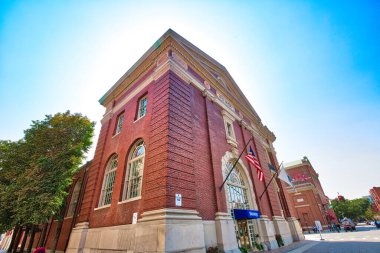 Boston, MA, ABD-20 Ekim 2018: Ünlü Boston Magazin Binası