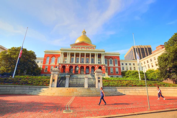 Eua massachusetts old state house no centro histórico da cidade de boston  perto de beacon hill e freedom trail