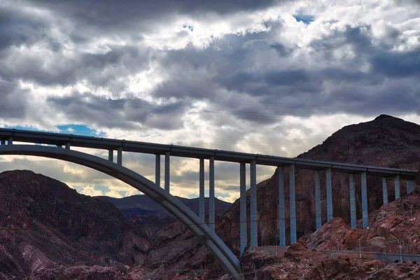 Hoover Dam Power Towers Bruggen — Stockfoto