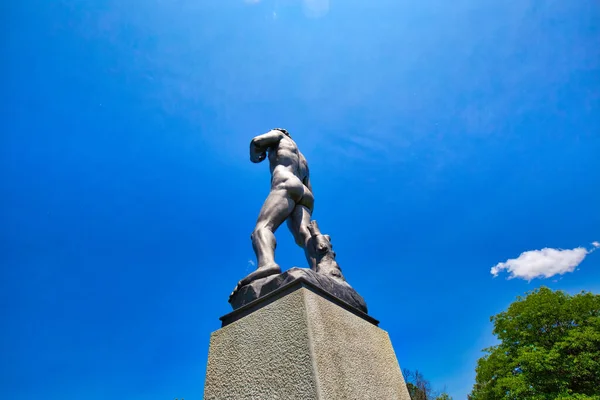 Buffalo Usa July 2019 Replica Michelangelo Statue David Locate Delaware — Stock Photo, Image