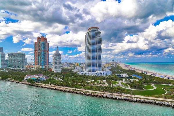 Miami Puerto Día Soleado Brillante — Foto de Stock