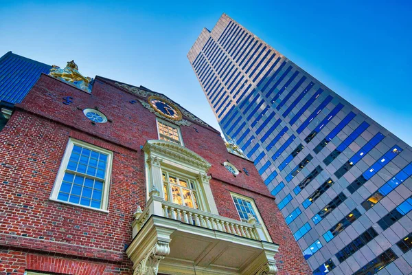 Edificio Massachusetts Old State House Centro Boston — Foto de Stock