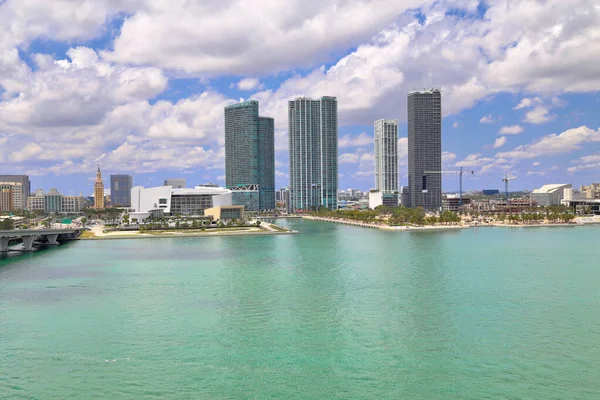 Miami Puerto Día Soleado Brillante — Foto de Stock