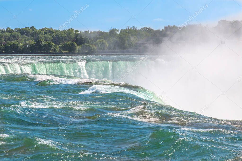 USA, Scenic Niagara Waterfall, American side