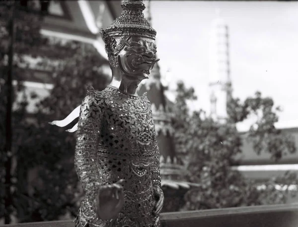 Giant monster Ramayana statue in Bangkok, Thailand