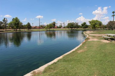 Scottsdale, Arizona / Abd 9 Nisan 2019: Chaparral Gölü