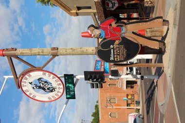 Scottsdale, Arizona / Abd 5 Ekim 2018: Old Town Scottsdale'de Hoş Geldiniz İşareti