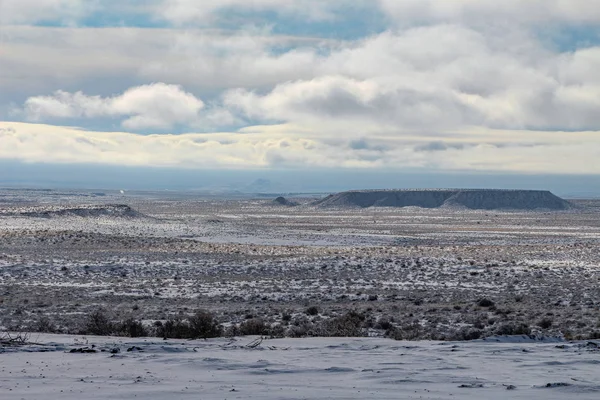 Fora Holbrook Arizona Após Queda Neve — Fotografia de Stock