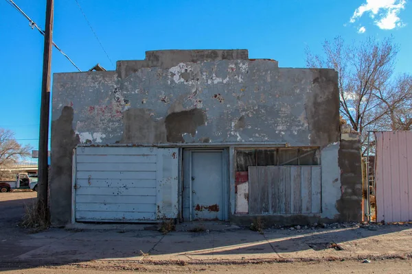 Holbrook, Arizona / ABD 9 Mart 2919: Old Town Terk Edilmiş Bina