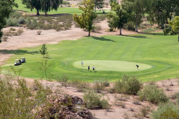 凤凰城 亚利桑那州 乌萨2018年9月19日 高尔夫球场旁边的帕帕戈公园在凤凰城 — 图库照片