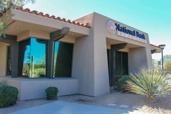 Scottsdale Arizona Usa Marca 2019 Narodowy Bank Arizona — Zdjęcie stockowe