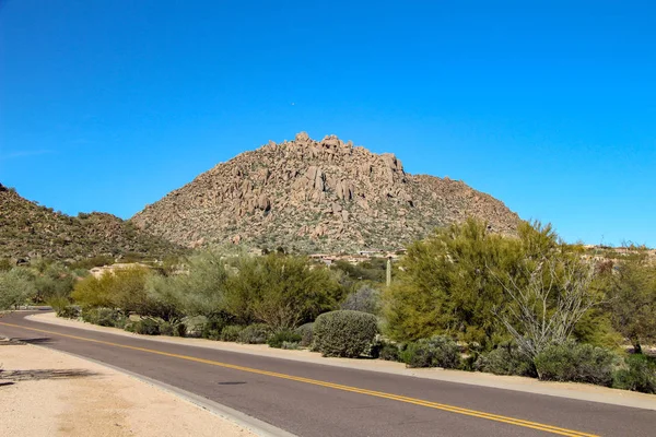 Troon Mountain Street View — Stock Photo, Image