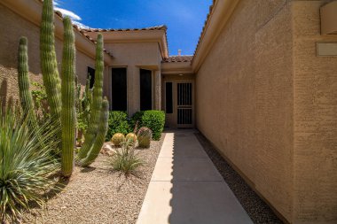 Phoenix yakınlarındaki Güney batı tarzı Arizona ev