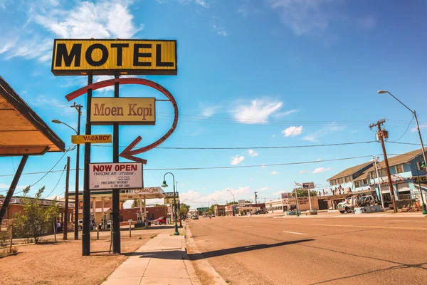 Holbrook Arizona Moen Kopi Motel Şareti — Stok fotoğraf