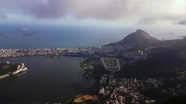 Baie de Rio de Janeiro, Brésil. Vue panoramique de la célèbre Riviera — Video