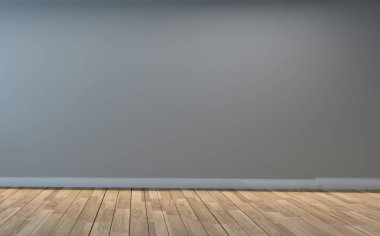 Boş oturma odası iç. 3d render