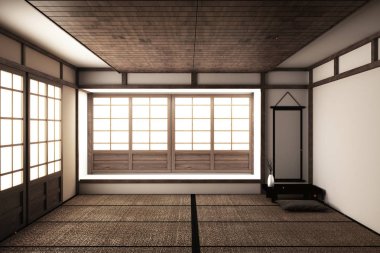 mock up, Japon boş oda tatami mat En beaut Tasarımı