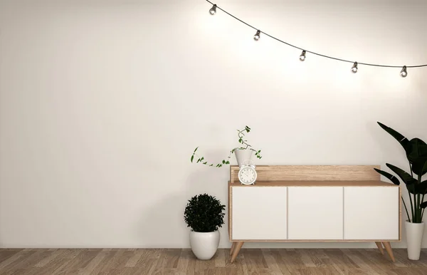 Célébrités et armoire dans la salle vide moderne japonais - style zen, mini — Photo