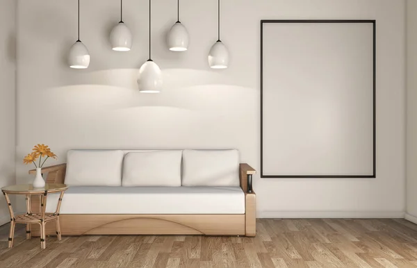 Modellare decorazione soggiorno stile giapponese, progettato minimale z — Foto Stock