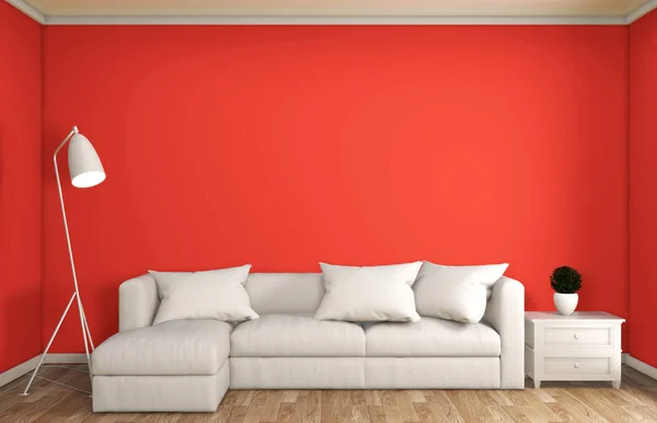 living coral color of the Year 2019 Modern living room zen style