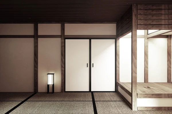 Pura-pura, Jepang ruang kosong tatami mat merancang yang paling cantik — Stok Foto